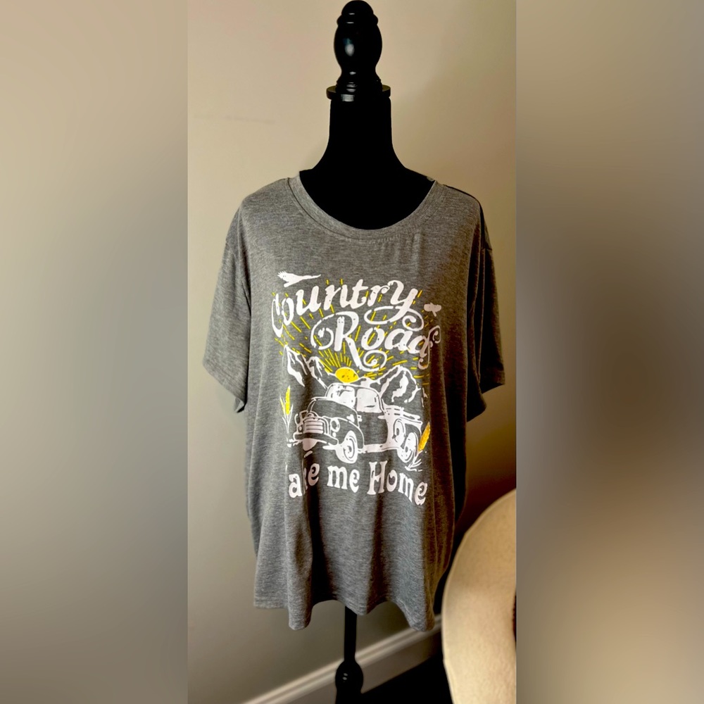 Country Roads T-Shirt Size 3XL